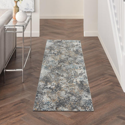 Nourison - Tangra 22in x 76in Bone Multi Area Rug - TNR01-99446782533_CLOSEOUT veiw 2