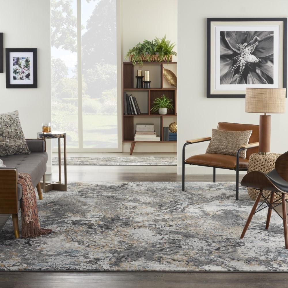 Nourison - Tangra 710in x 910in Bone Multi Area Rug - TNR01-99446782854_CLOSEOUT veiw 2