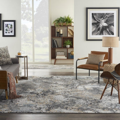 Nourison - Tangra 710in x 910in Bone Multi Area Rug - TNR01-99446782854_CLOSEOUT veiw 2
