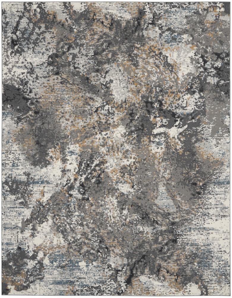 Nourison - Tangra 9x12 Bone Multi Area Rug - TNR01-99446782861_CLOSEOUT veiw 1