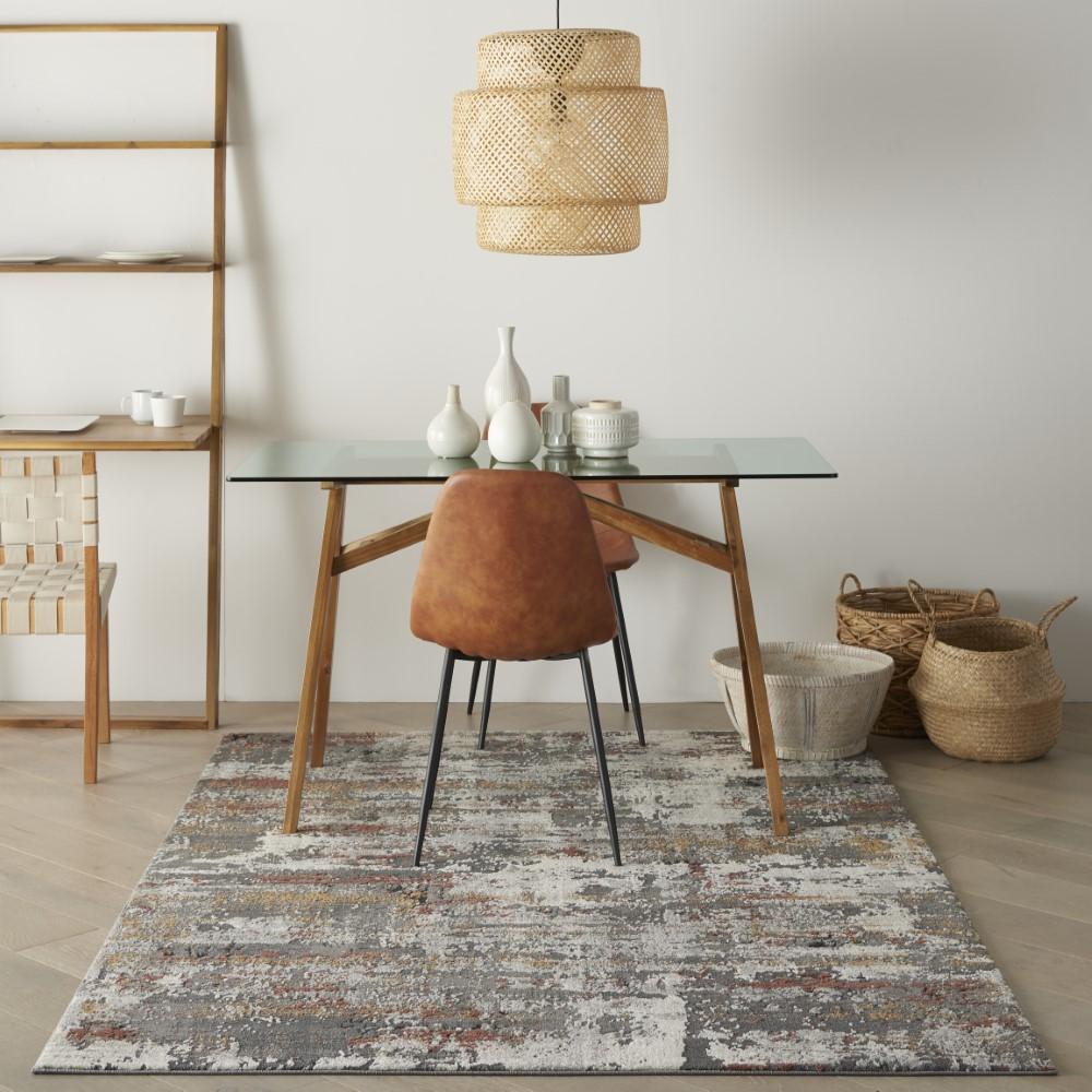 Nourison - Tangra 4x6 Bone Multi Area Rug - TNR02-99446782908 veiw 2
