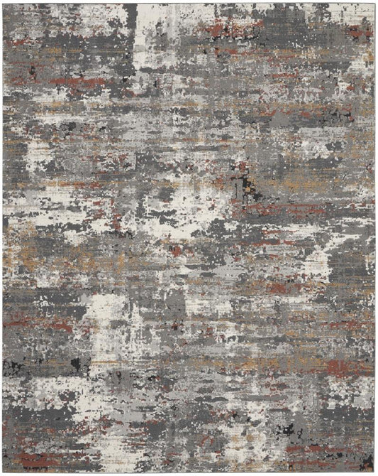 Nourison - Tangra 9x12 Bone Multi Area Rug - TNR02-99446782939 veiw 1