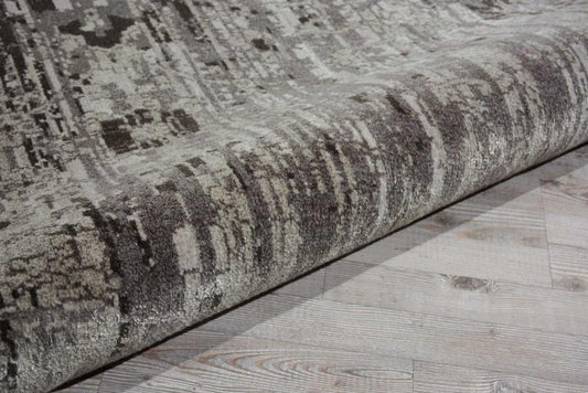 Nourison - Twilight TWI01 Grey 8 x Round Large Rug - TWI01-99446357946 veiw 2