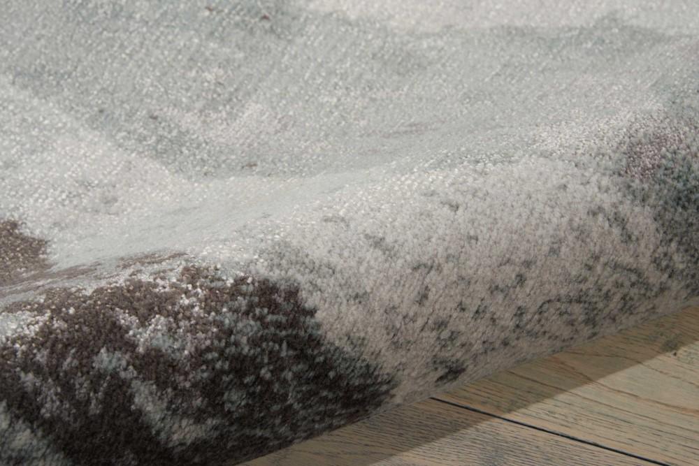 Nourison - Twilight TWI07 Grey 86in x 116in Oversized Rug - TWI07-99446292575 veiw 2