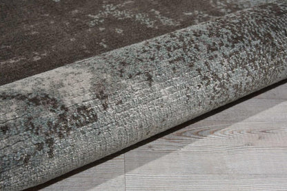 Nourison - Twilight TWI07 Grey 8 x Round Large Rug - TWI07-99446358028 veiw 2