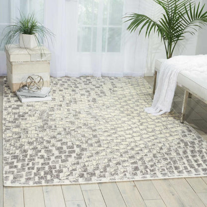 Nourison - Twilight TWI08 Beige 79in x 99in Large Rug - TWI08-99446292629_CLOSEOUT veiw 3