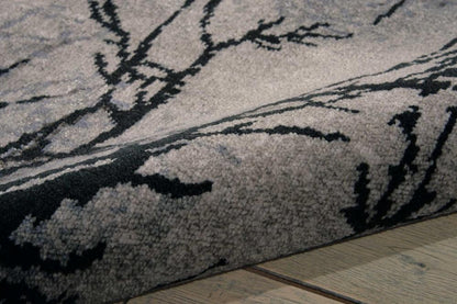 Nourison - Twilight TWI17 Black and Grey 99in x 139in Oversized Rug - TWI17-99446333841 veiw 2
