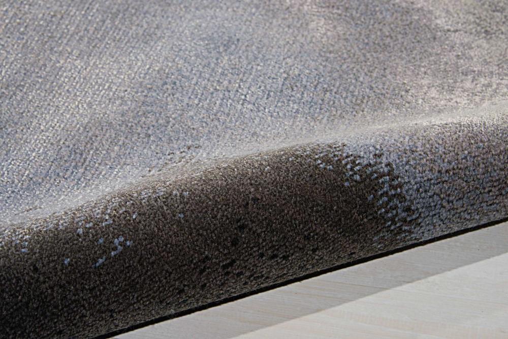Nourison - Twilight TWI18 Black and Grey 79in x 99in Large Rug - TWI18-99446335302 veiw 2