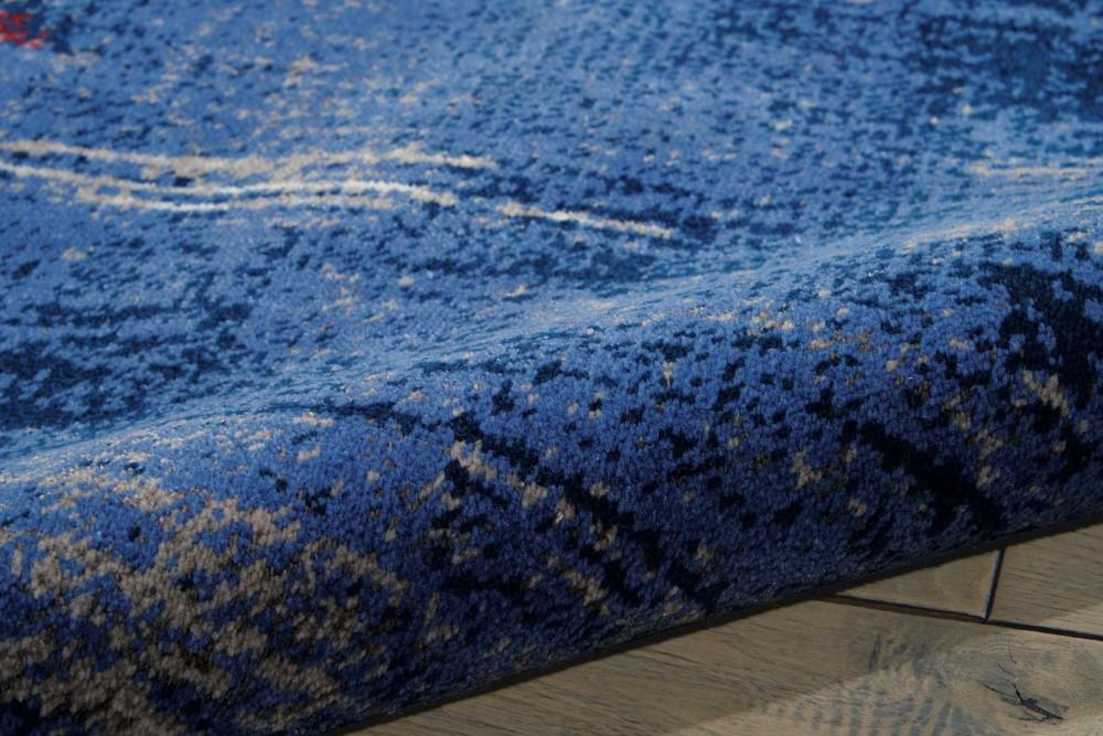 Nourison - Twilight TWI19 Red and Blue 79in x 99in Large Rug - TWI19-99446356963_CLOSEOUT veiw 2