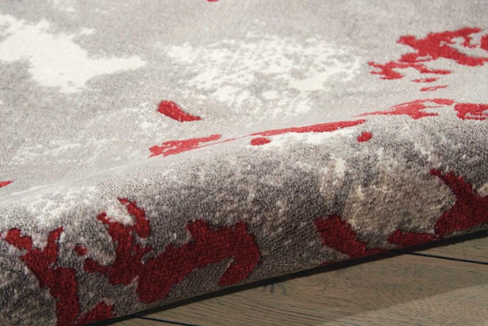 Nourison - Twilight TWI21 Bone and Red 99in x 139in Oversized Rug - TWI21-99446357113 veiw 2