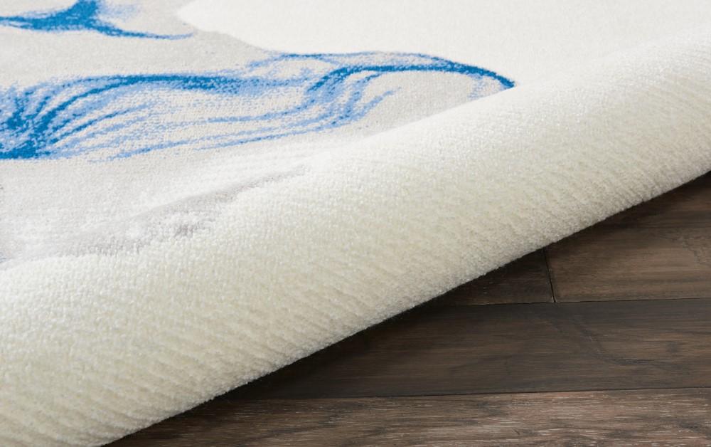 Nourison - Twilight TWI27 Ivory and Blue 99in x 139in Oversized Rug - TWI27-99446080233 veiw 2