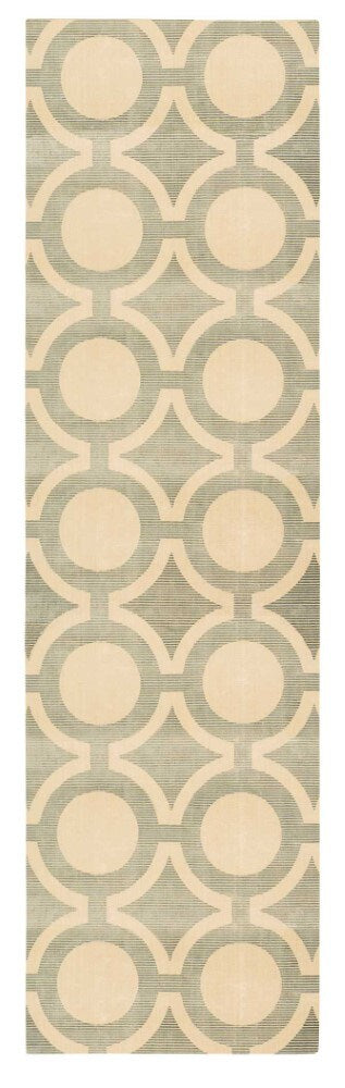 Nourison - Luminance LUM01 Cream and Bone 23in x 8 Hallway Rug - LUM01-99446194008_CLOSEOUT veiw 1