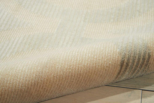 Nourison - Luminance LUM01 Cream and Bone 35in x 55in Area Rug - LUM01-99446194015_CLOSEOUT veiw 2