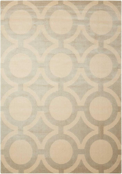 Nourison - Luminance LUM01 Cream and Bone 53in x 75in Area Rug - LUM01-99446194022_CLOSEOUT veiw 1