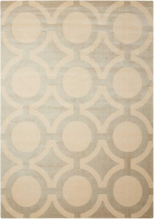 Nourison - Luminance LUM01 Cream and Bone 53in x 75in Area Rug - LUM01-99446194022_CLOSEOUT veiw 1