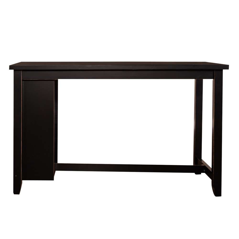 Liberty Furniture - Brook Creek 5 Piece Counter Set Black - 942B-CD-5CTS veiw 3