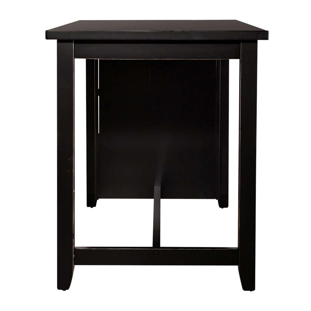 Liberty Furniture - Brook Creek 5 Piece Counter Set Black - 942B-CD-5CTS veiw 5