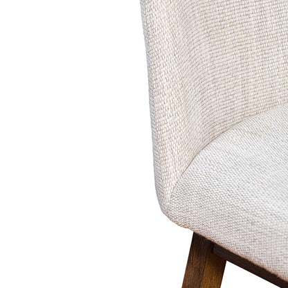 Armen Living  - Amalie Swivel Bar Stool in Brown Oak Wood Finish with Beige Fabric - 840254332089 veiw 7