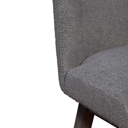 Armen Living  - Amalie Swivel Bar Stool in Grey Oak Wood Finish with Grey Boucle Fabric - 840254332027 veiw 7