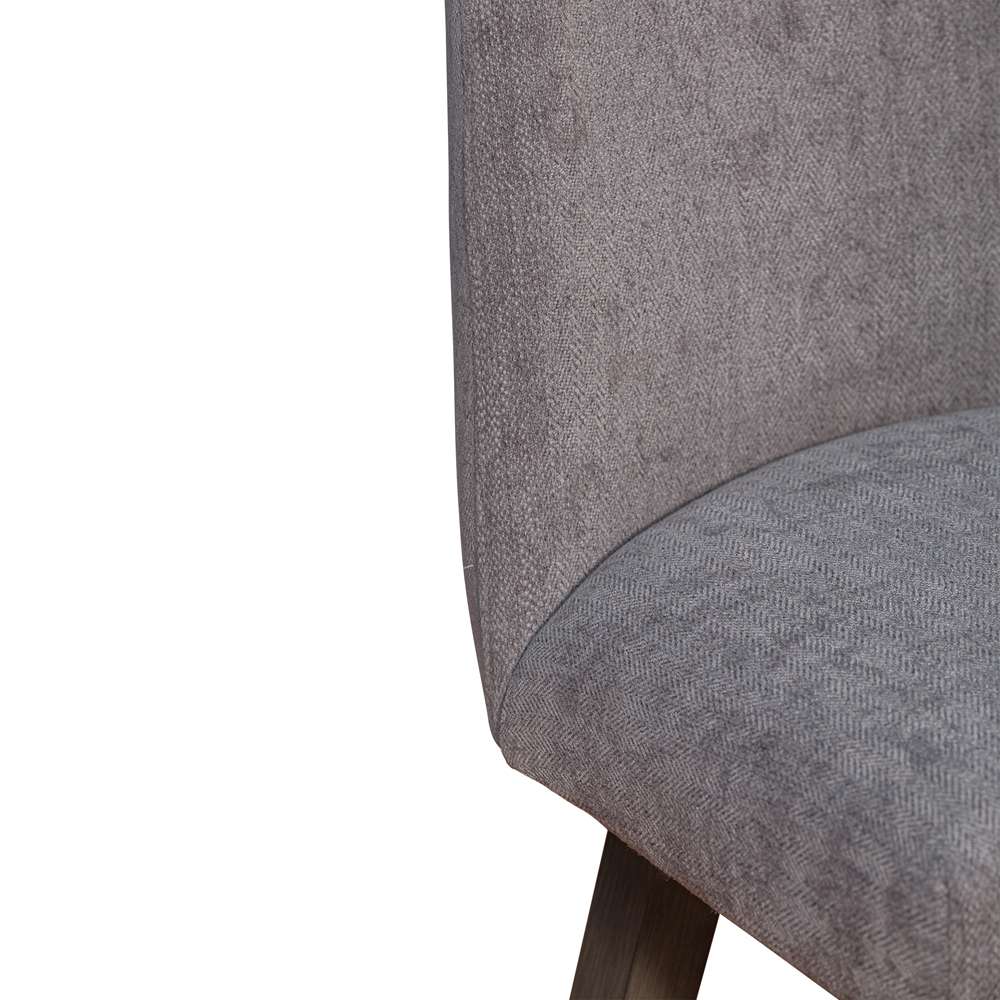 Armen Living  - Amalie Swivel Bar Stool in Grey Oak Wood Finish with Mocha Fabric - 840254332065 veiw 7