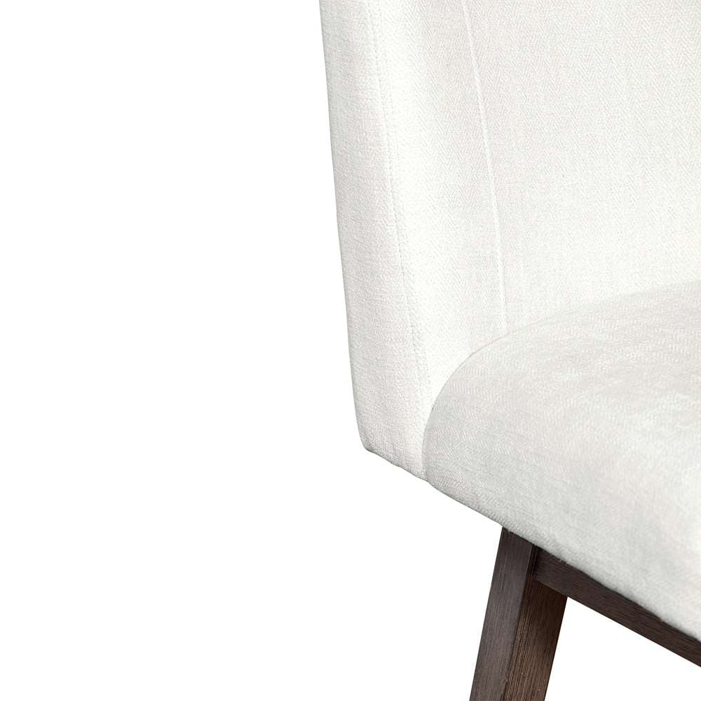 Armen Living  - Basila Swivel Bar Stool in Grey Oak Wood Finish with Pearl Fabric - 840254332225 veiw 7