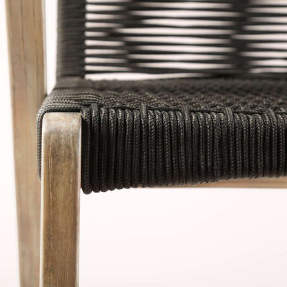 Armen Living - Nabila Outdoor Light Eucalyptus Wood and Charcoal Rope Counter and Bar Height Stool - 840254333444 veiw 6