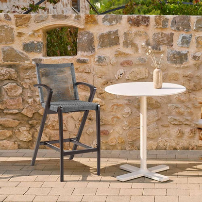 Armen Living - Nabila Outdoor Dark Eucalyptus Wood and Grey Rope Counter and Bar height Stool - 840254333451 veiw 7
