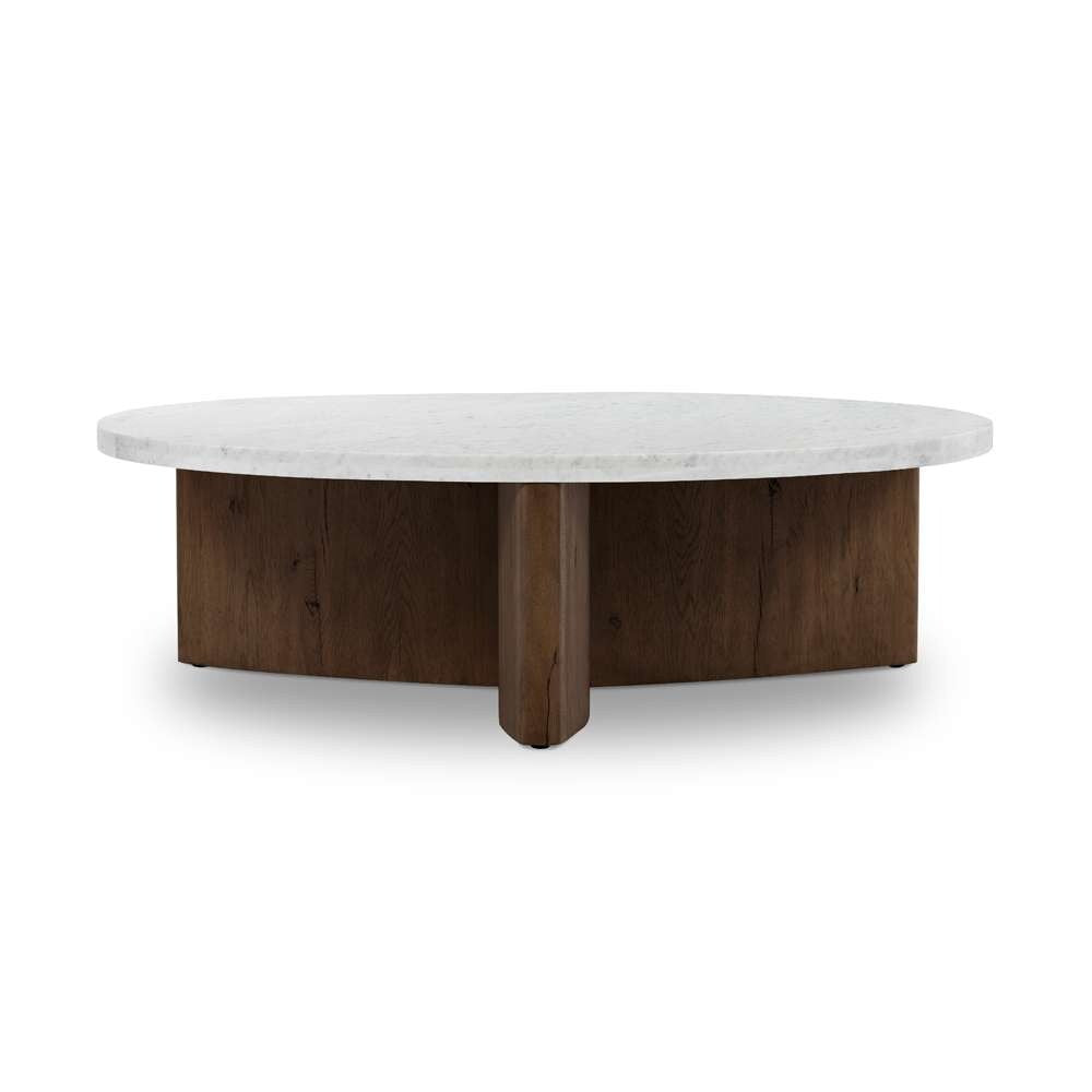 Four Hands - Bina - Toli Coffee Table-Italian White Marble - 228121-008 veiw 1