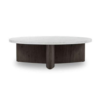 Four Hands - Bina - Toli Coffee Table-Italian White Marble - 228121-010 veiw 1