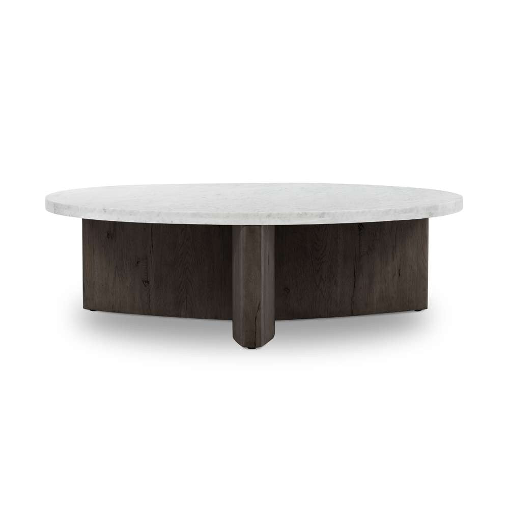Four Hands - Bina - Toli Coffee Table-Italian White Marble - 228121-010 veiw 4