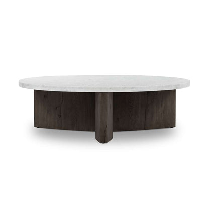 Four Hands - Bina - Toli Coffee Table-Italian White Marble - 228121-010 veiw 4