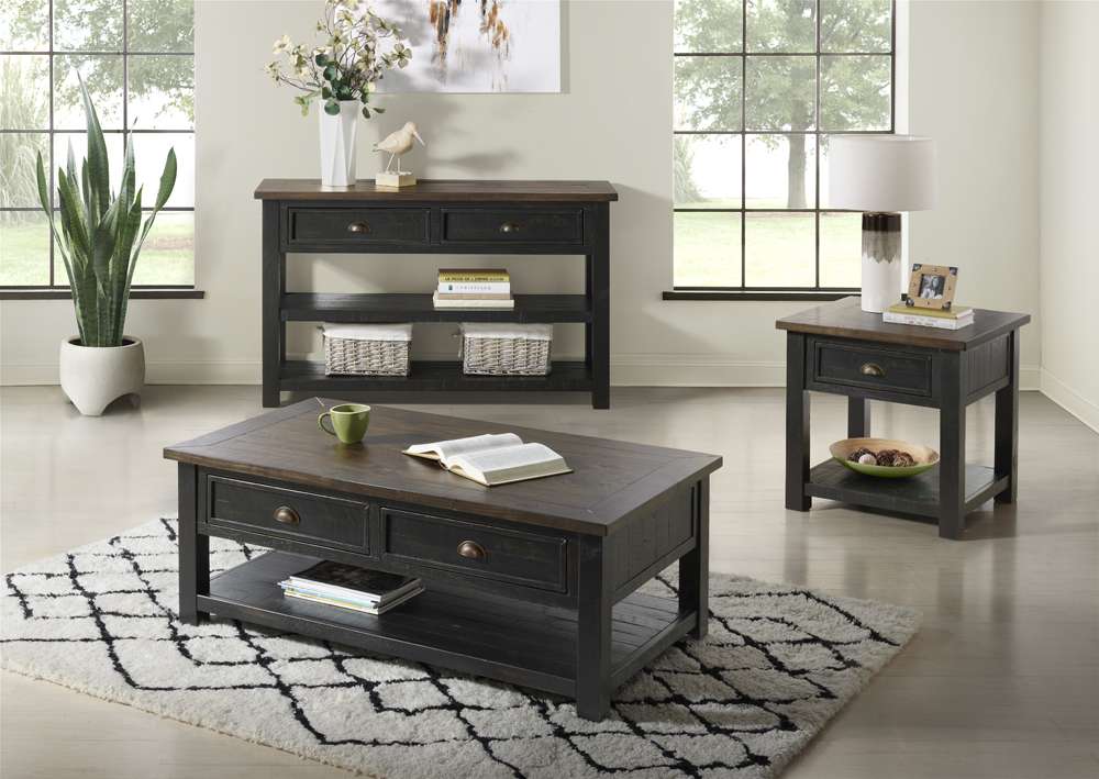 Martin Svensson Home -  Monterey Coffee Table, Black and Brown - 890622 veiw 2