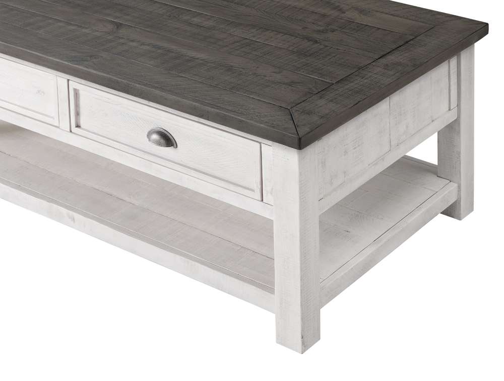 Martin Svensson Home -  Monterey Coffee Table, White and Grey - 890625 veiw 2