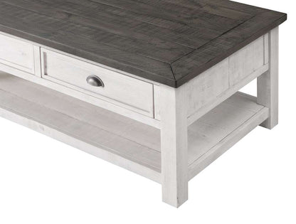 Martin Svensson Home -  Monterey Coffee Table, White and Grey - 890625 veiw 2