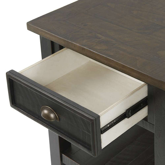 Martin Svensson Home -  Monterey End Table, Black and Brown - 890632 veiw 2