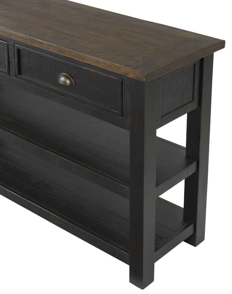Martin Svensson Home -  Monterey Sofa Console Table, Black and Brown - 890642 veiw 3