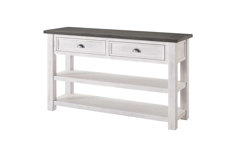 Martin Svensson Home -  Monterey Sofa Console Table, White and Grey - 890645 veiw 1