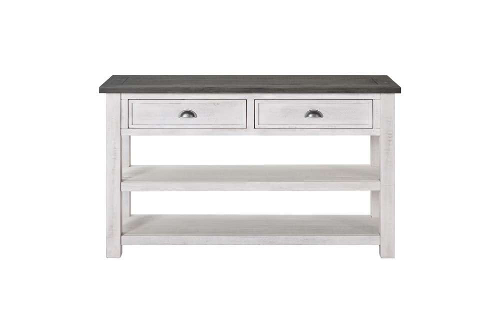 Martin Svensson Home -  Monterey Sofa Console Table, White and Grey - 890645 veiw 3