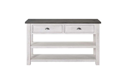 Martin Svensson Home -  Monterey Sofa Console Table, White and Grey - 890645 veiw 3