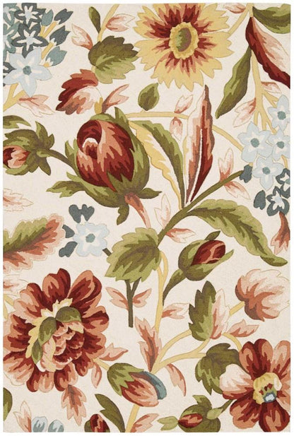 Nourison - Fantasy FA23 White Multicolor 5 x 76in Area Rug - FA23-99446137289_CLOSEOUT veiw 1