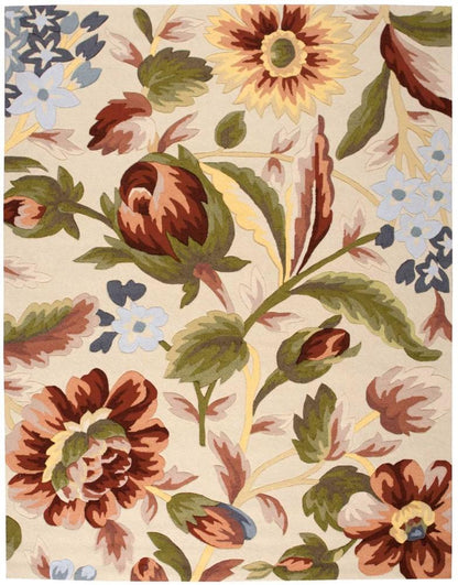 Nourison - Fantasy FA23 White Multicolor 8 x 106in Rug - FA23-99446137272_CLOSEOUT veiw 2