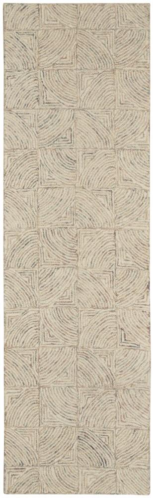 Nourison - Interlock 23in x 76in Area Rug - ITL05-99446786098 veiw 1