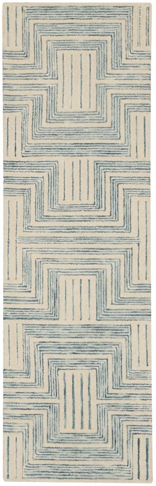 Nourison - Interlock 23in x 76in Area Rug - ITL06-99446786166 veiw 1