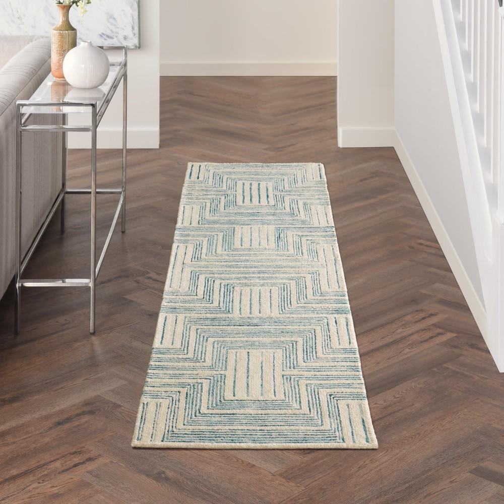 Nourison - Interlock 23in x 76in Area Rug - ITL06-99446786166 veiw 2