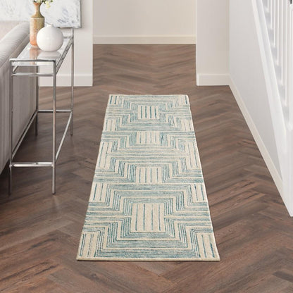 Nourison - Interlock 23in x 76in Area Rug - ITL06-99446786166 veiw 2