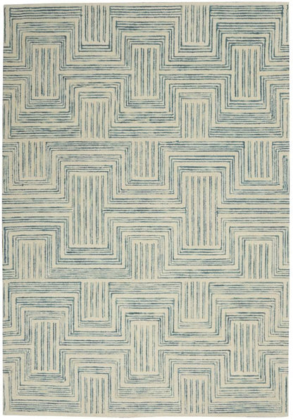 Nourison - Interlock 39in x 59in Area Rug - ITL06-99446786173 veiw 1