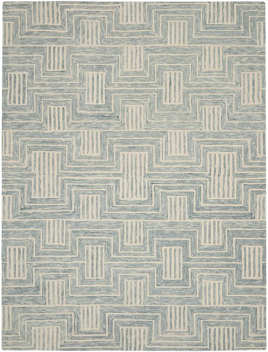 Nourison - Interlock 8 x 106in Area Rug - ITL06-99446786197 veiw 1