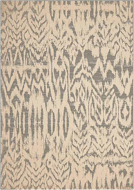 Nourison - Nepal NEP10Ivory/Bone 53in x 75in Area Rug - NEP10-99446151599_CLOSEOUT veiw 1