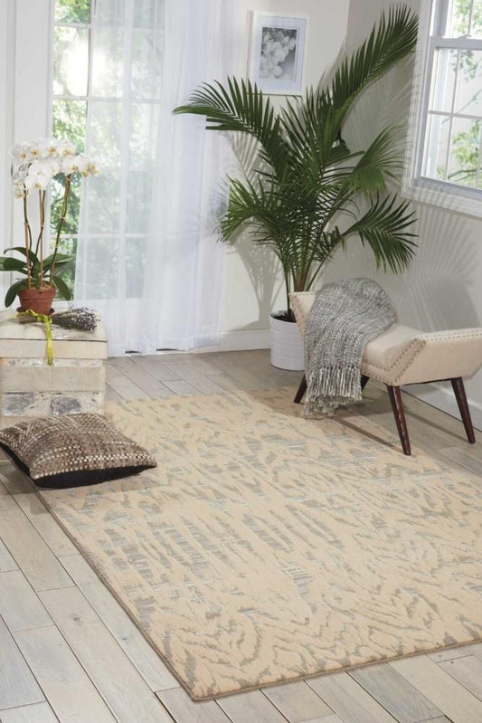 Nourison - Nepal NEP10Ivory/Bone 96in x 13 Rug - NEP10-99446152367_CLOSEOUT veiw 2