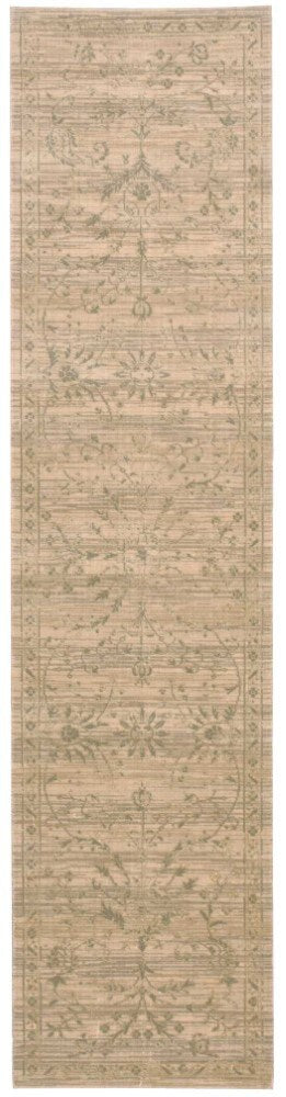 Nourison - Silk Elements SKE29 Beige 25in x 10 Hallway Rug - SKE29-99446188731_CLOSEOUT veiw 1
